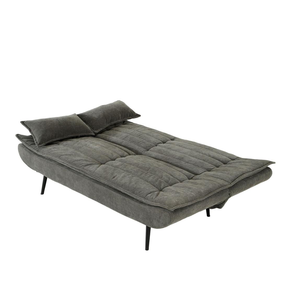 ספת אירוח מעוצבת נפתחת למיטה וחצי דגם הופמן HOFFMAN אפור כהה