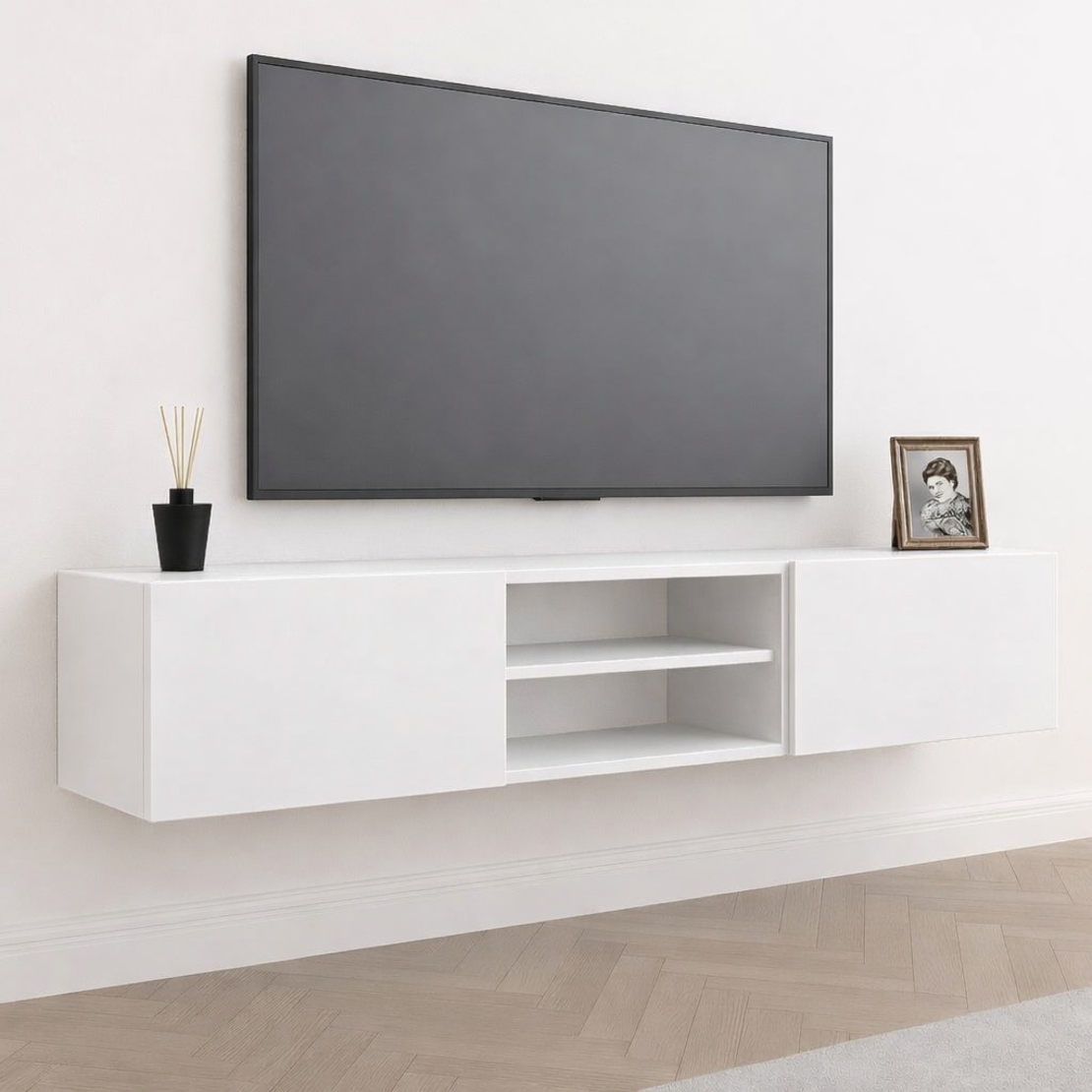 מזנון צף תלוי ברוחב 180 דגם איתי ITAY לבן