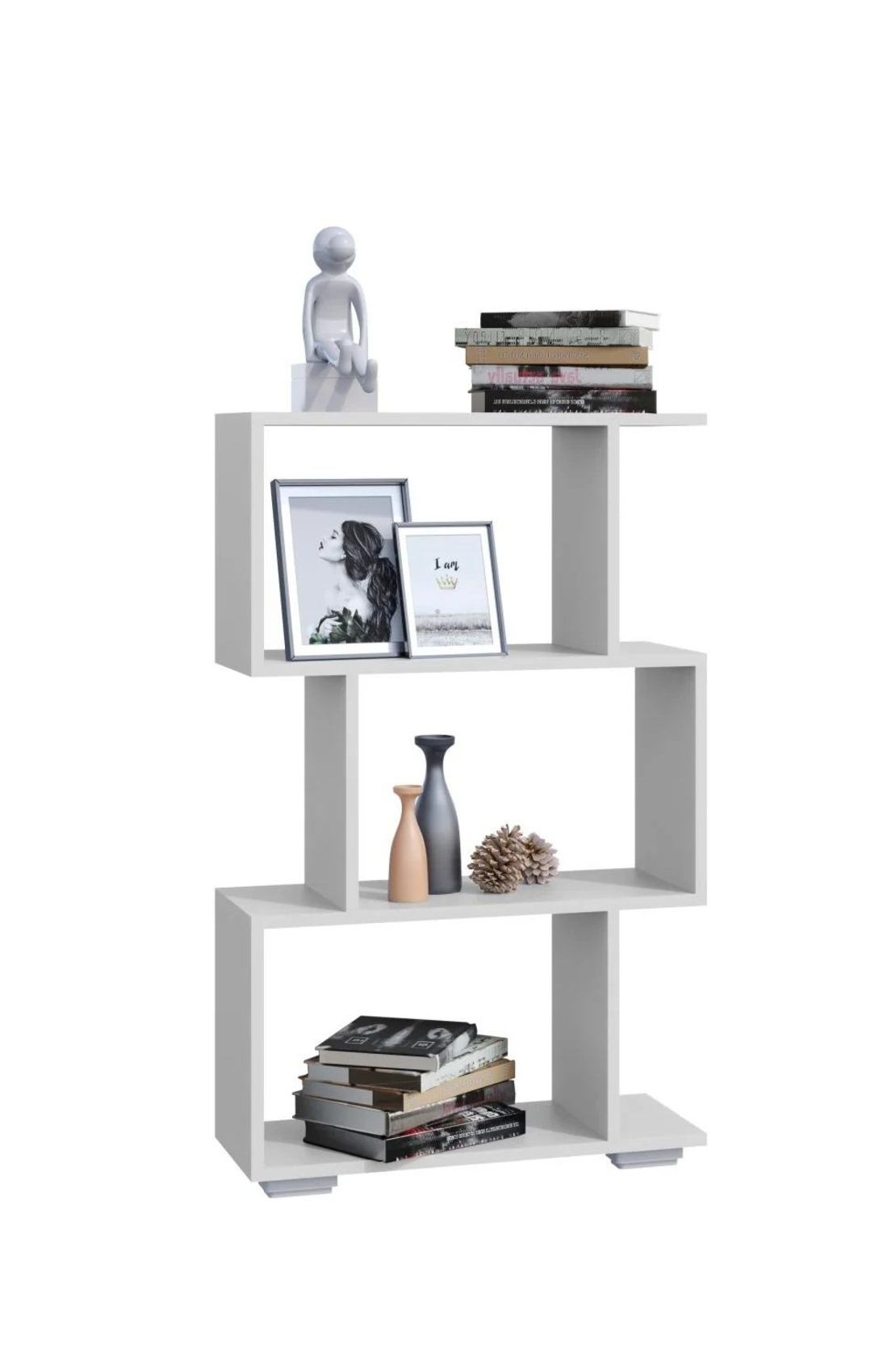 שידה כוורת זיגזג דגם גליל GALIL לבן