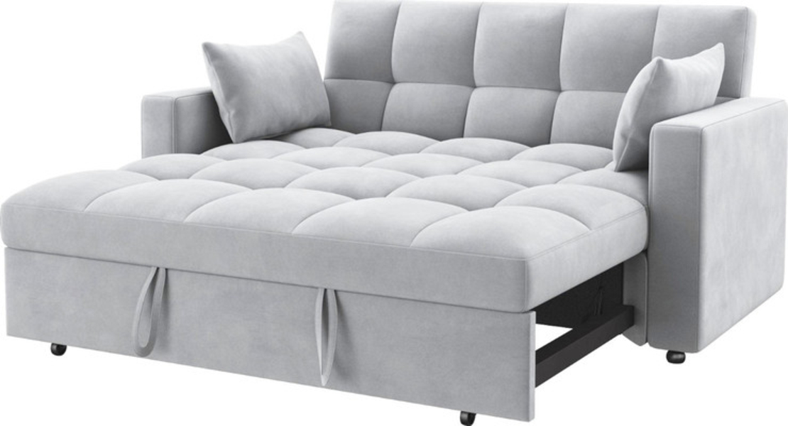 ספה נפתחת זוגית סיינה Sienna אפור בהיר