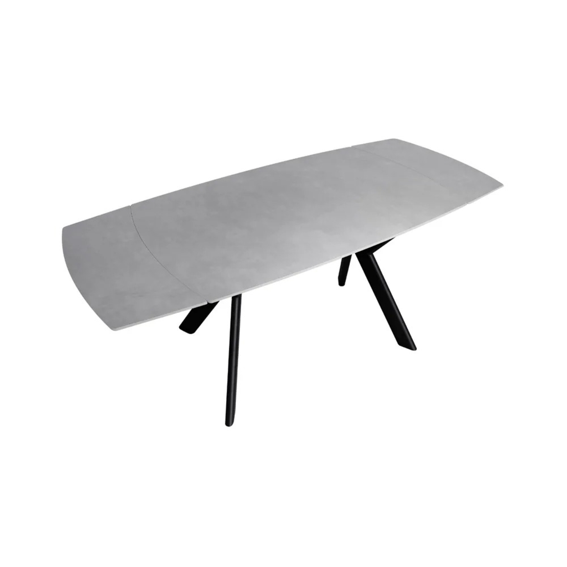 שולחן אוכל אבן קרמית נפתח דגם גפן 120 סהרה