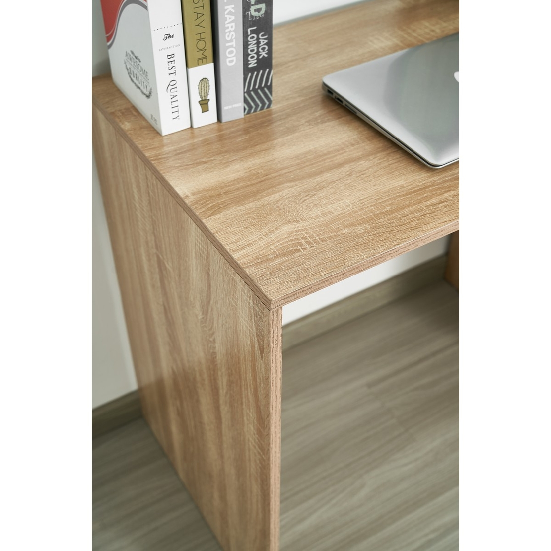 עמדת עבודה כוללת שולחן ארון מדפים ושידת אחסון דגם בולצאנו BOLZEN