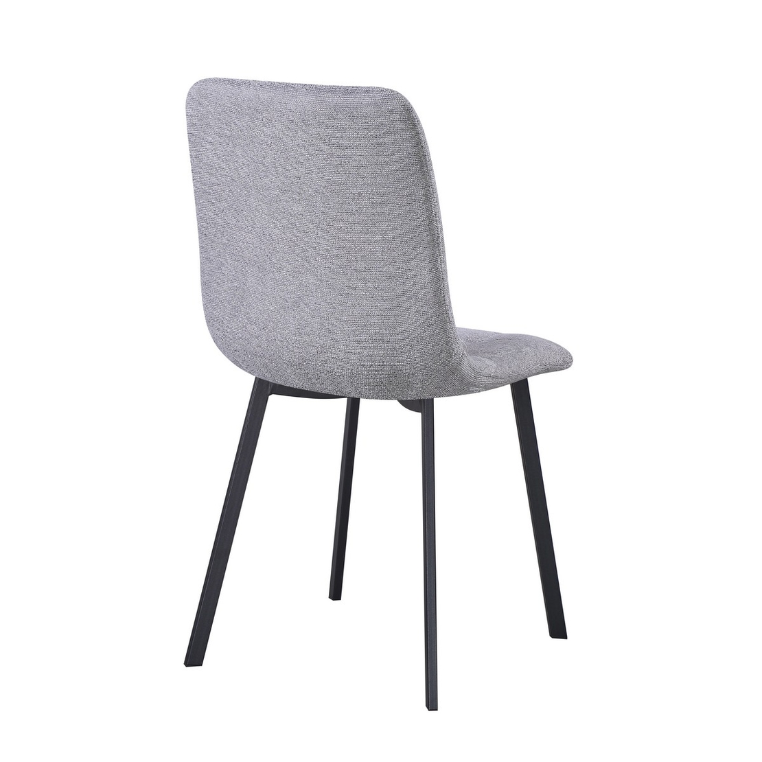 סט 4 כסאות אוכל מרופדים בד קטיפה דגם זאורוס SAURUS אפור