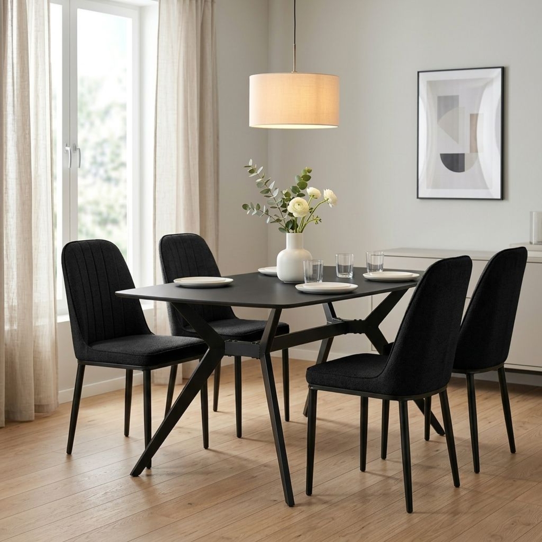 פינת אוכל קרמיקה 140X80 ס