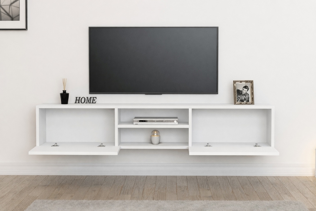 מזנון צף תלוי ברוחב 180 דגם איתי ITAY לבן