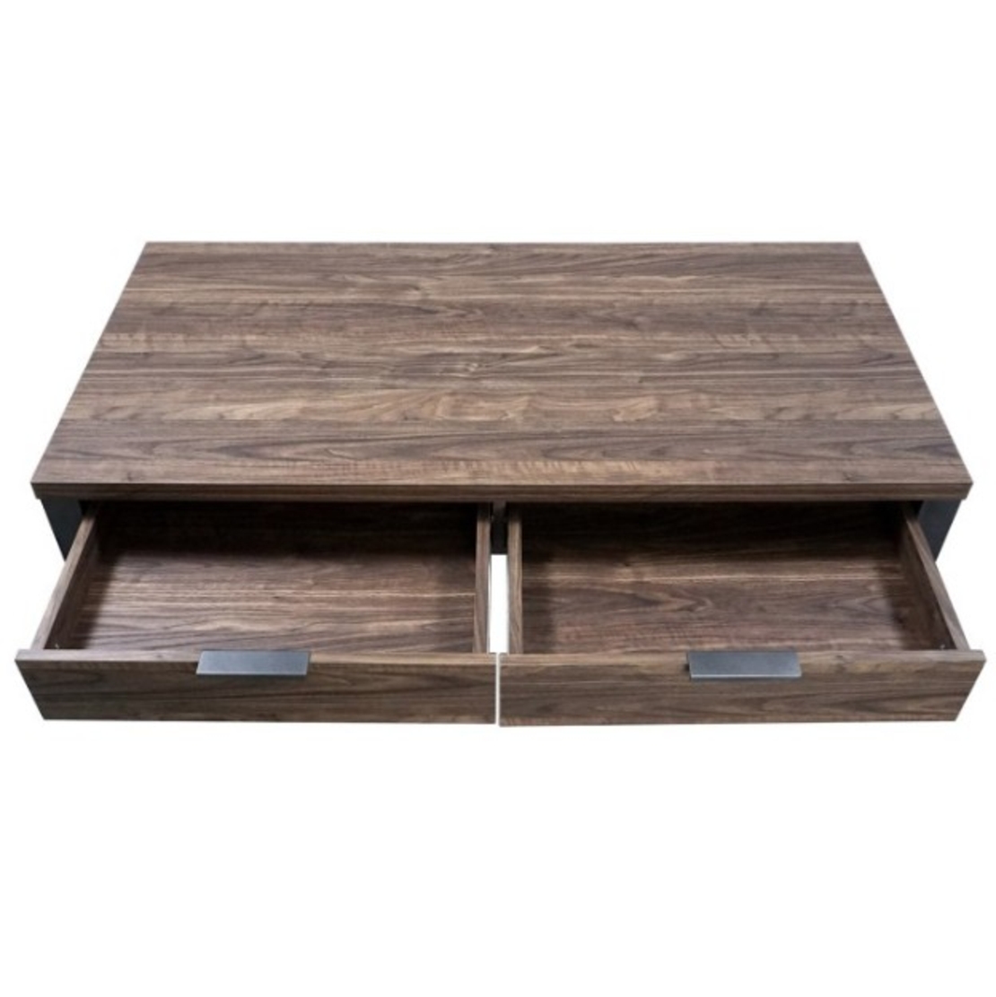 שולחן קפה מעוצב עם מגירות דגם לולה אגוז