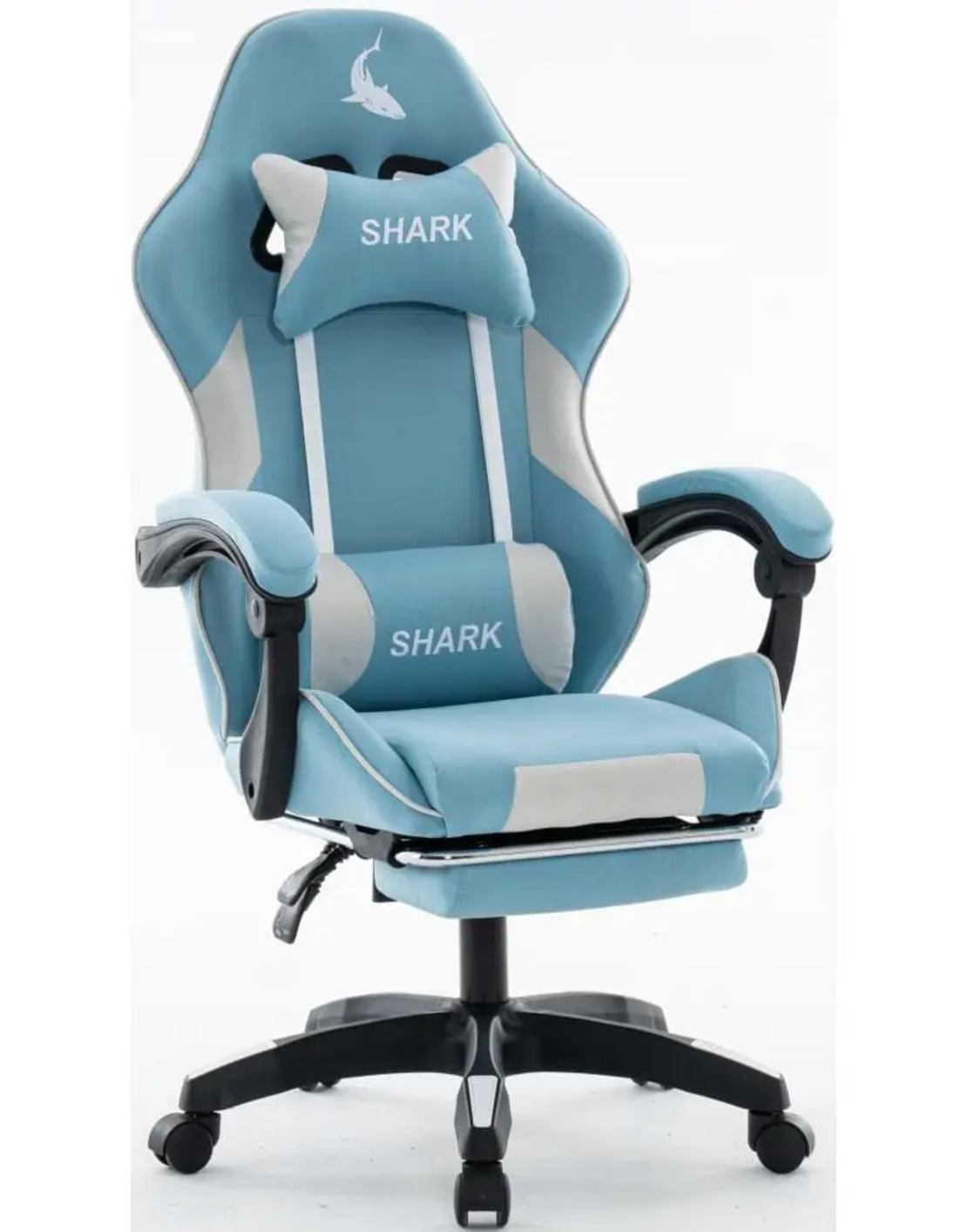 כיסא גיימינג לנוער דגם שארק Shark תכלת