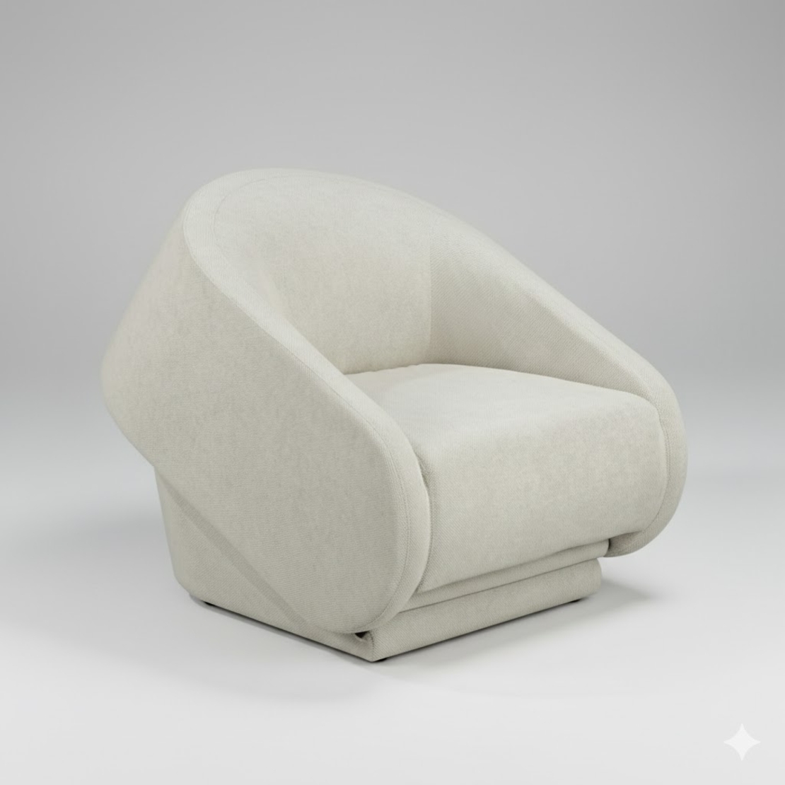 כורסא מעוצבת נפתחת למיטת יחיד דגם פוסטיגה POSTIGA בז'