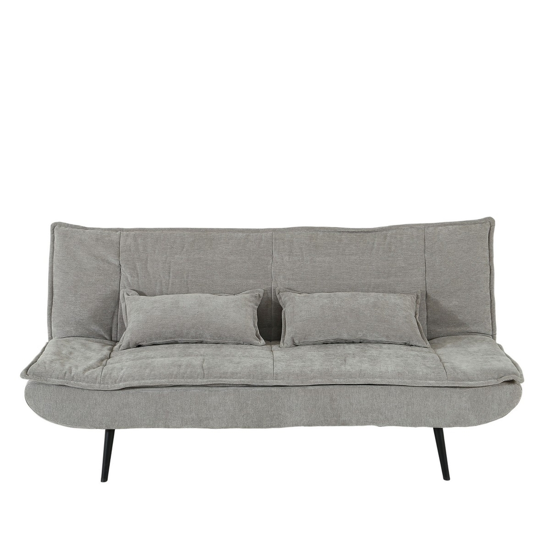 ספת אירוח מעוצבת נפתחת למיטה וחצי דגם הופמן HOFFMAN אפור בהיר