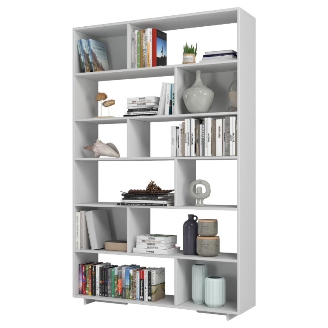 כוורת כוננית מדפים רוחב 120 דגם לופט LOFT XL לבן