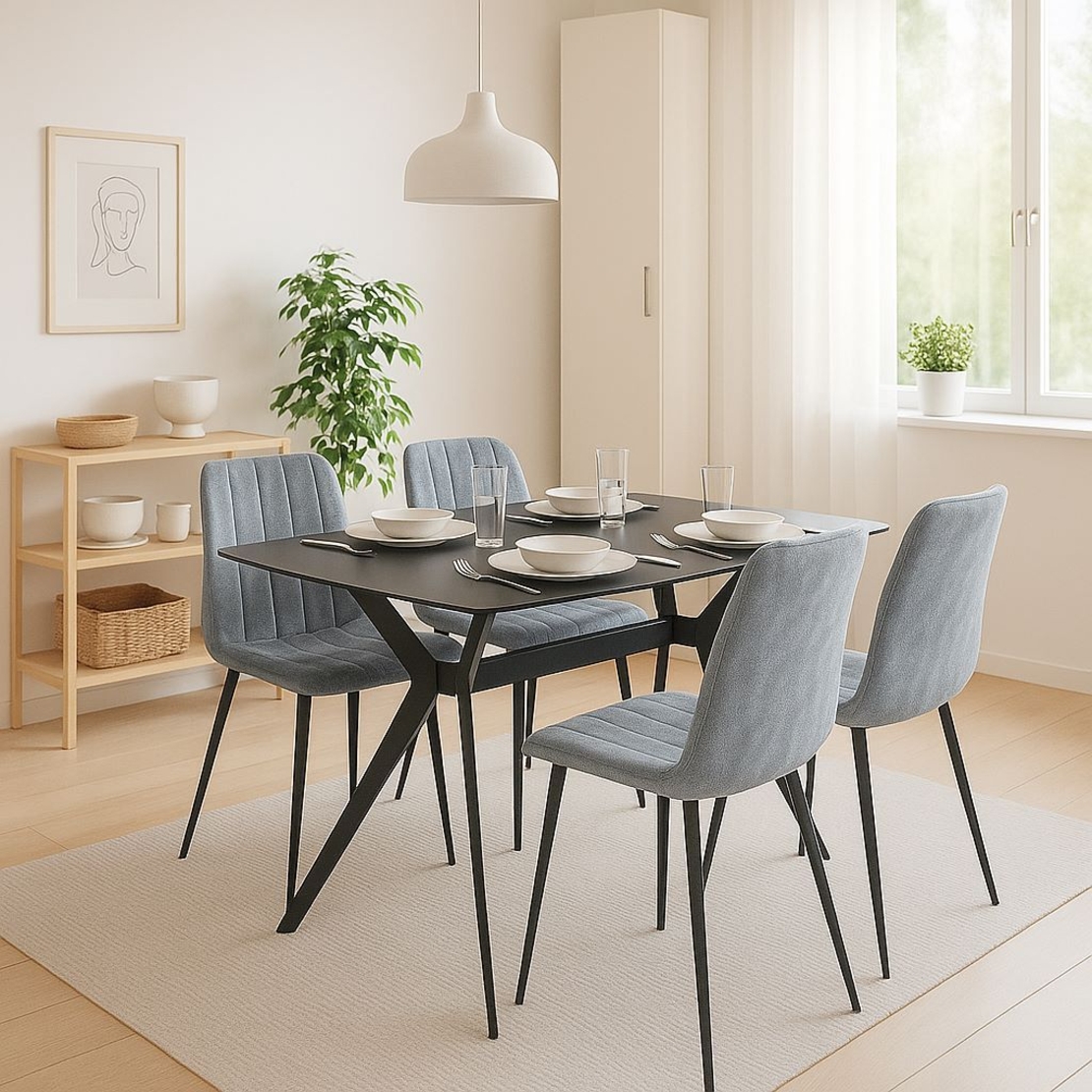 פינת אוכל מקרמיקה 140X80 ס