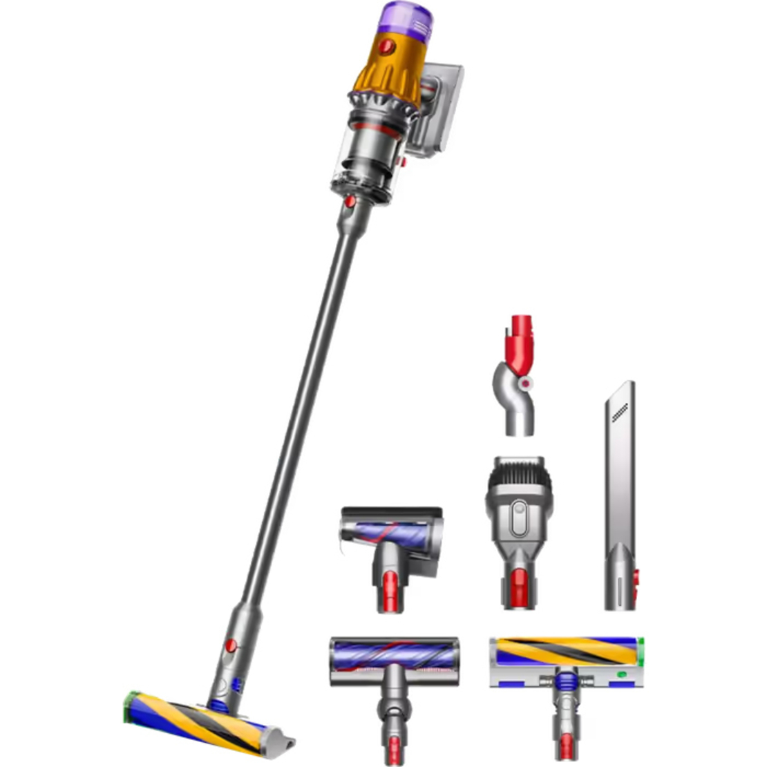שואב אבק אלחוטי Dyson V12 Detect Slim Absolute SV46 - שנתיים אחריות ע
