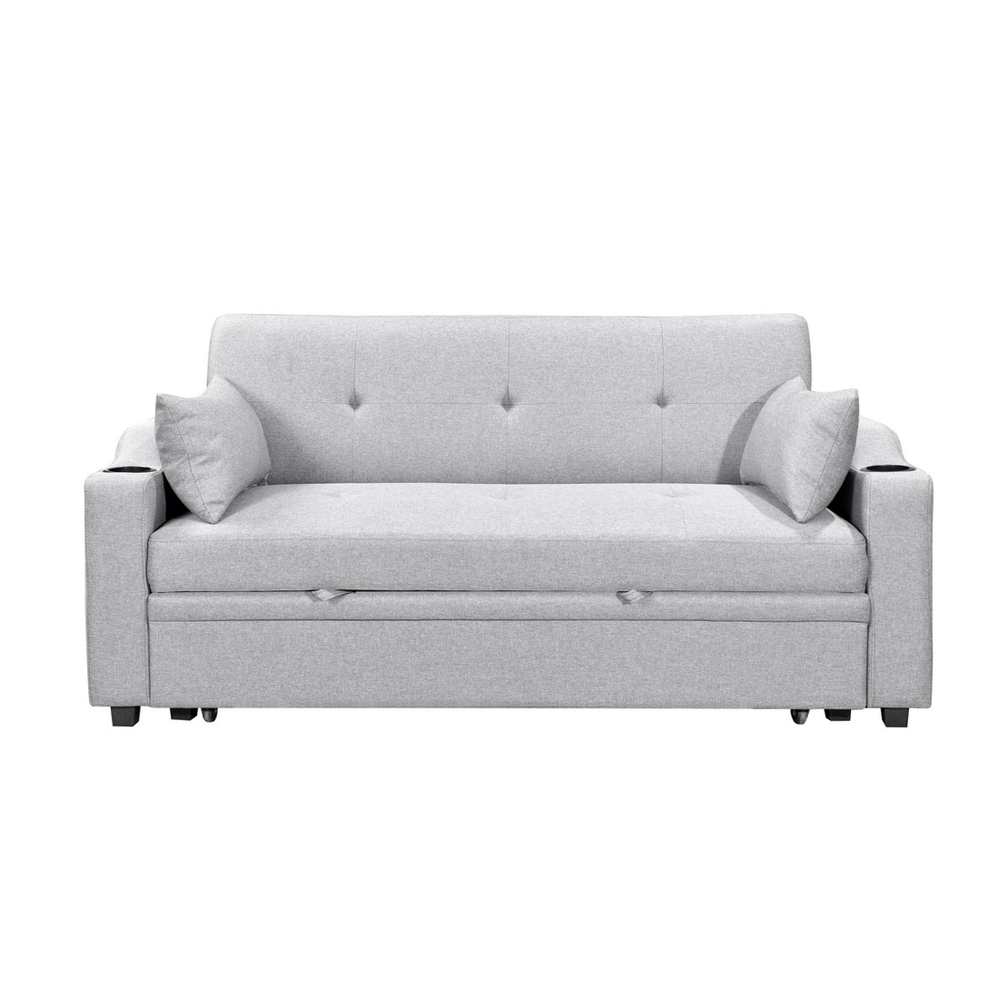 ספה דו-מושבית נפתחת למיטה זוגית דגם פצ’רטי PACERTI אפור בהיר