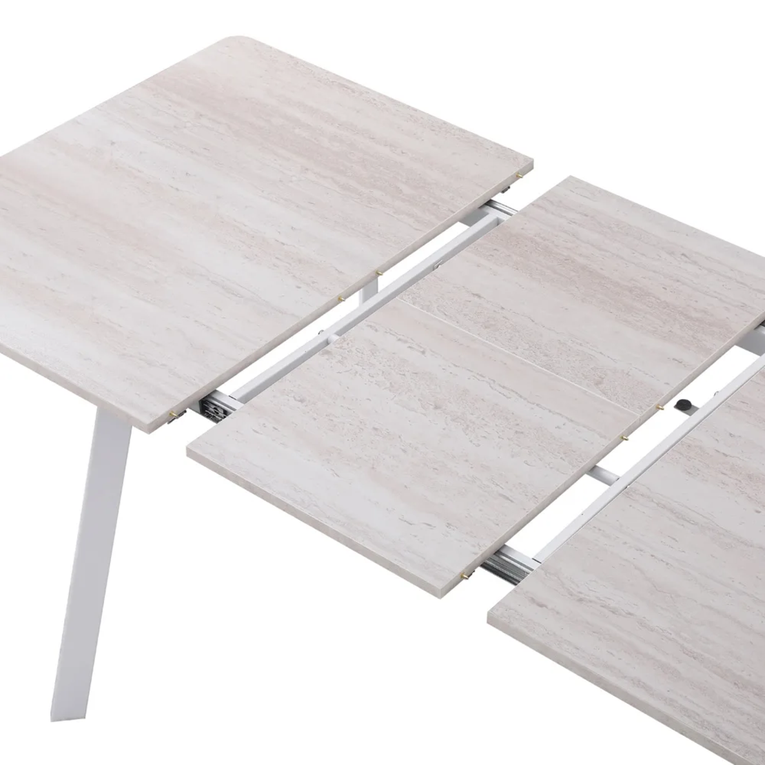 פינת אוכל נפתחת כולל ו-4 כסאות מרופדים דגם אביב-עידן