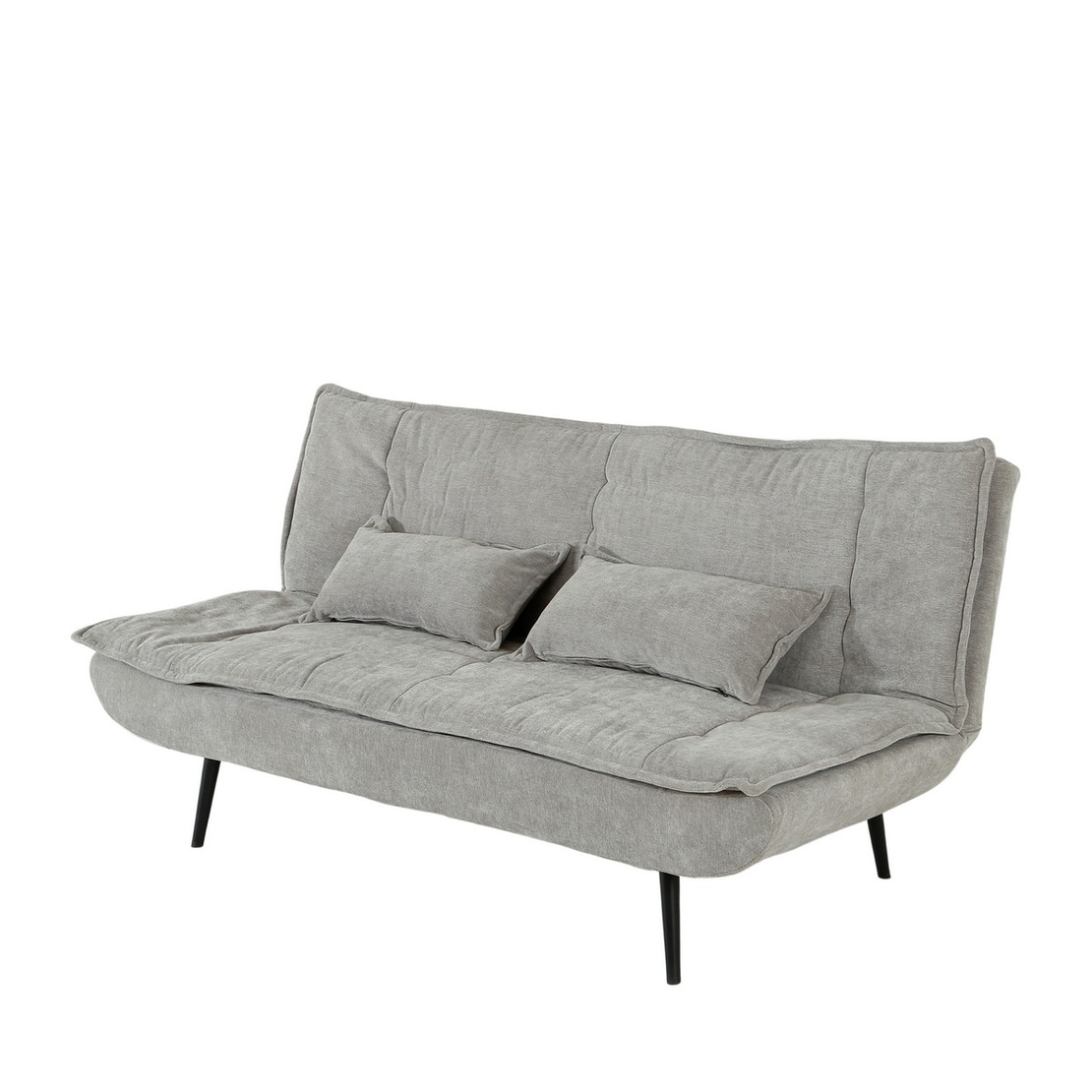 ספת אירוח מעוצבת נפתחת למיטה וחצי דגם הופמן HOFFMAN אפור בהיר