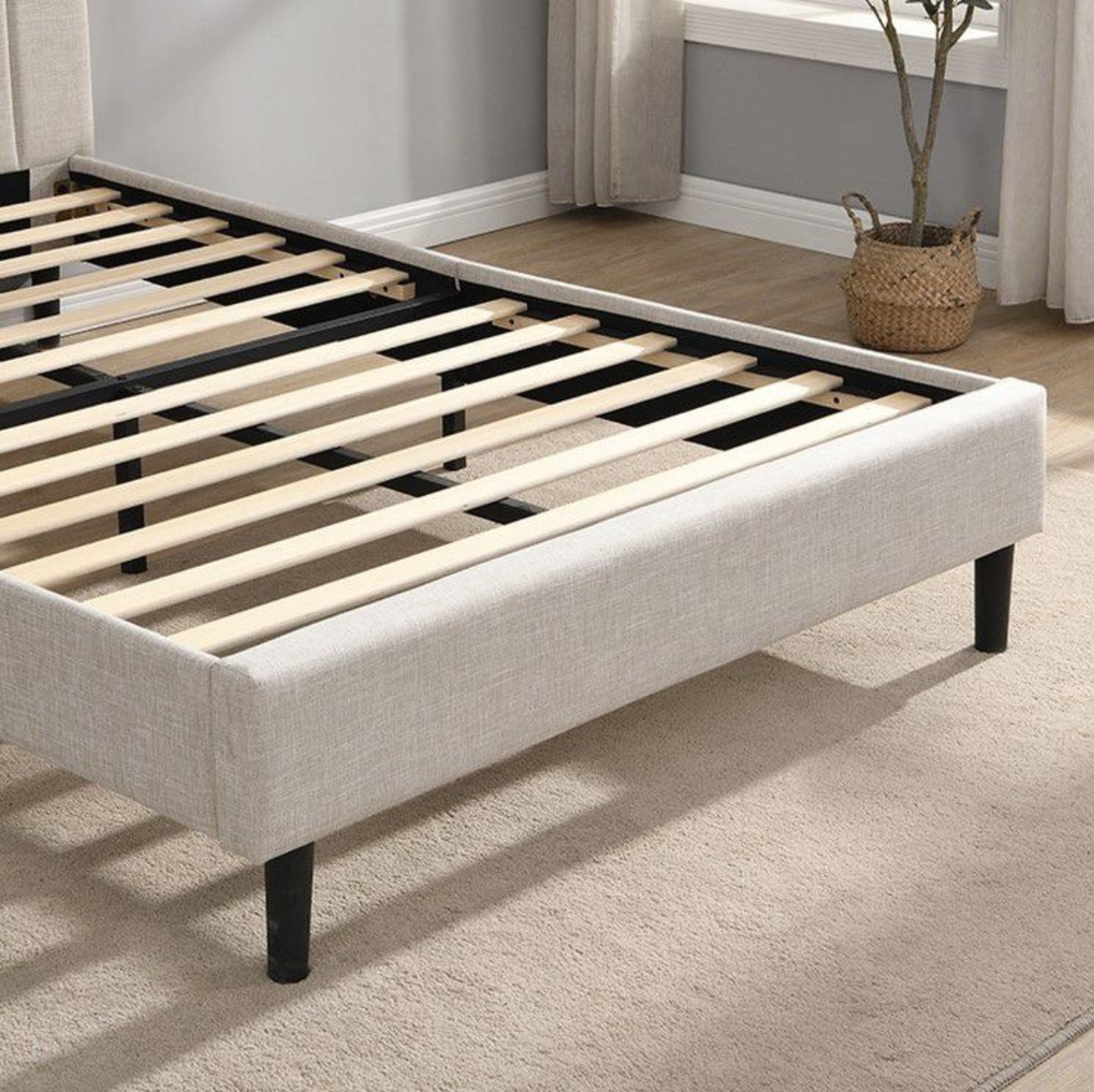 מיטת ילדים ונוער מרופדת 90*190 דגם סמארט SMART בז'