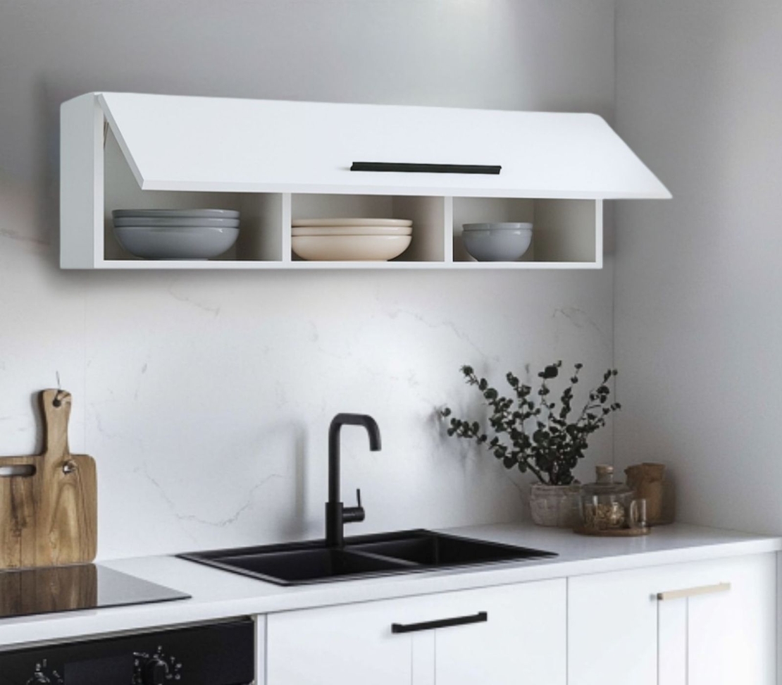 ארונית קלאפה 95/30 לתלייה לאורך או לרוחב דגם רונית RONIT לבן