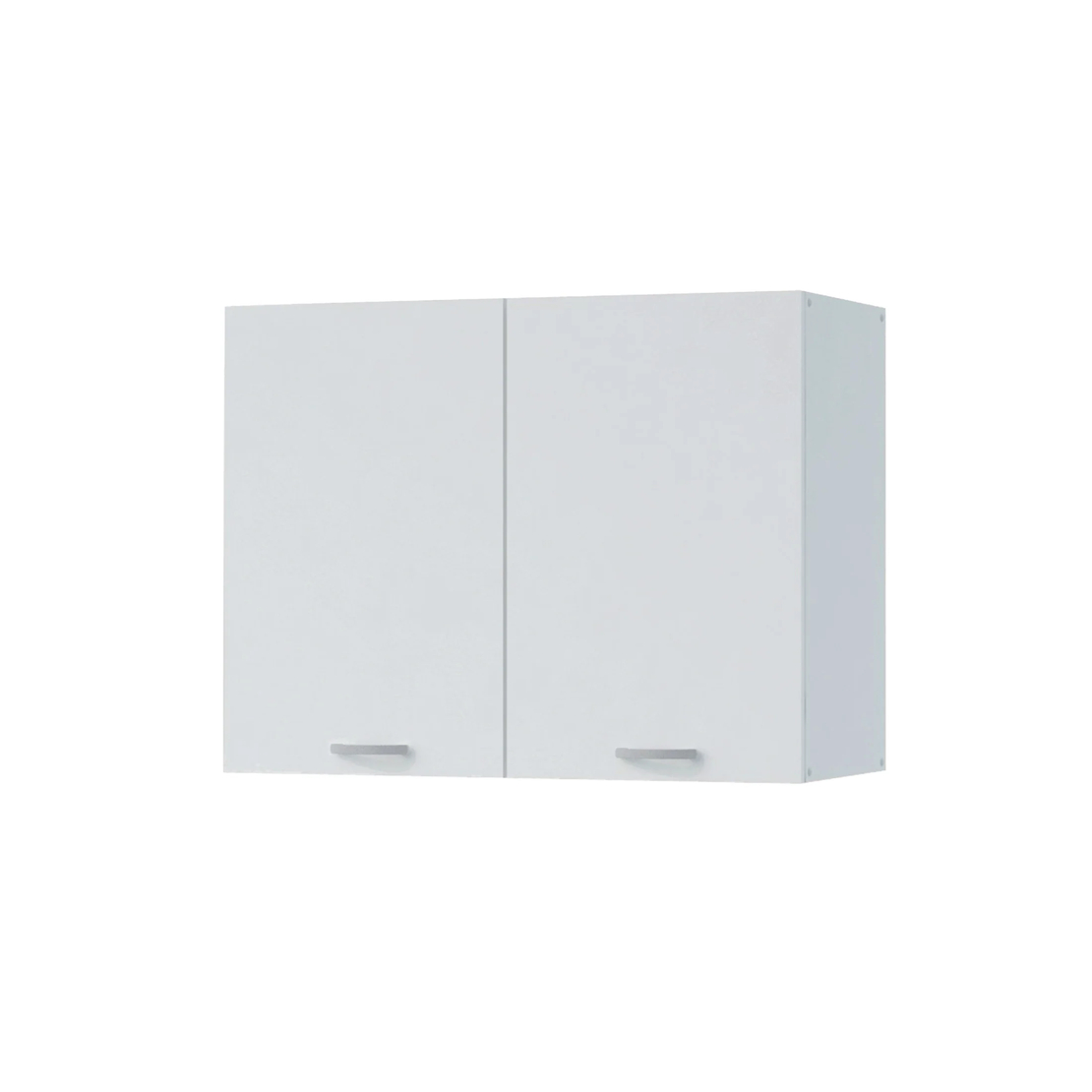 ארונות מטבח מודרני ברוחב 80 כולל כיור נירוסטה דגם מליבו Malibu לבן