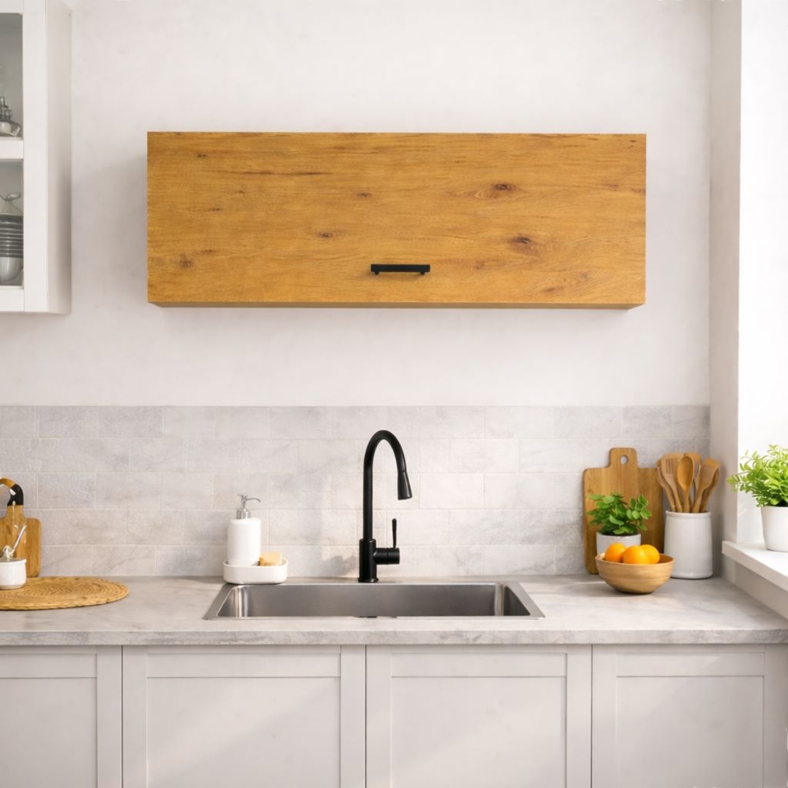 ארון שרות עליון למטבח קלאפה ברוחב 90 דגם רומי אלון