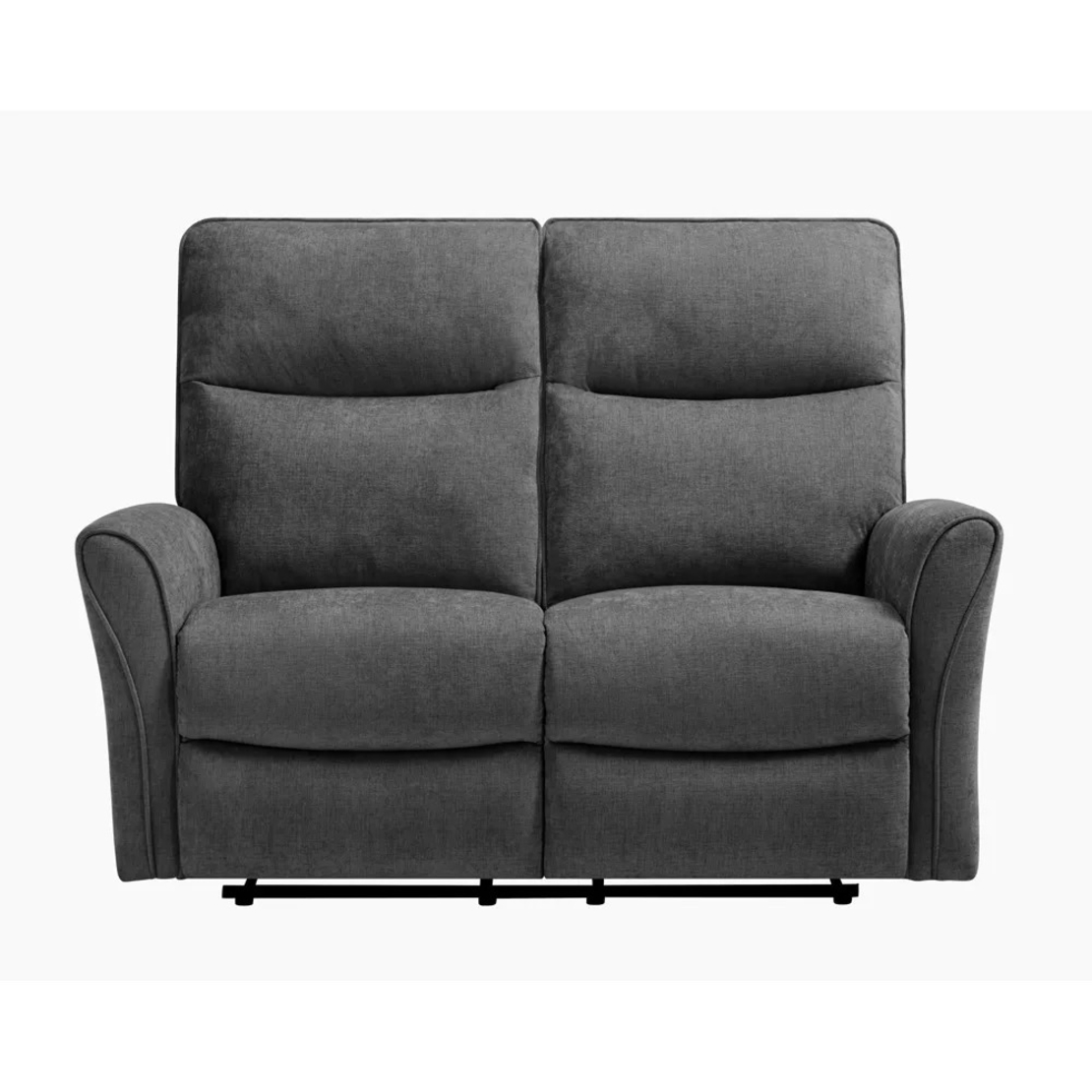 מערכת ישיבה 3+2 מבד עם 4 הדומים נשלפים דגם אנה אפור פחם