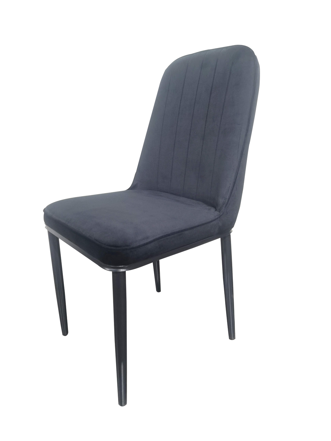 רביעיית כיסאות מרופדים דגם מונקו שחור