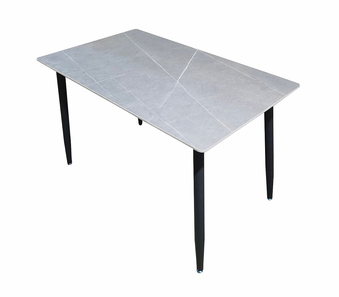 פינת אוכל מקרמיקה אפורה 120/70 ס