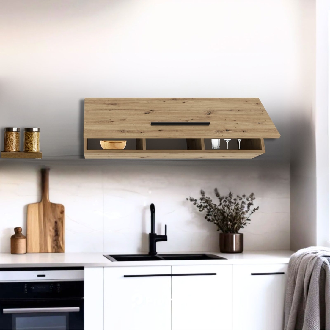 ארונית קלאפה 95/30 לתלייה לאורך או לרוחב דגם רונית RONIT אלון