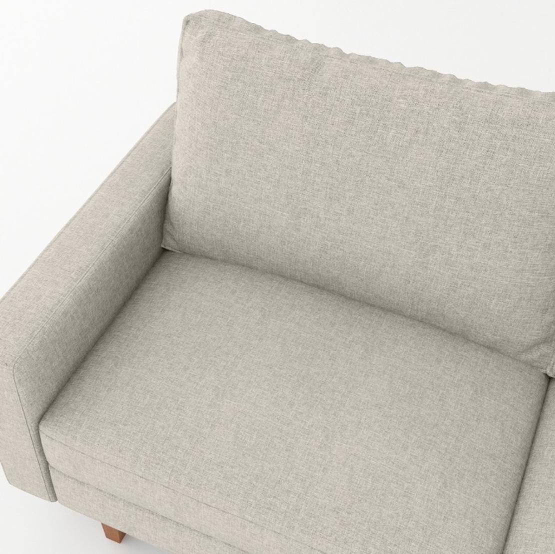 ספה תלת מושבית מעוצבת דגם לרה LARA חום בהיר (בז')