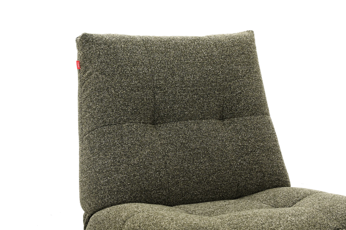 כורסת טלוויזיה מסתובבת עם מנגנון נדנוד והדום נשלף דגם ליאור ירוק