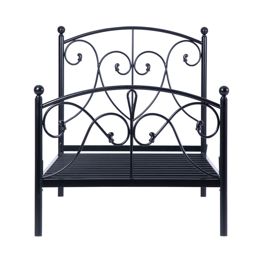 מיטת יחיד ממתכת למזרן 190×90 דגם מנילה MANILA