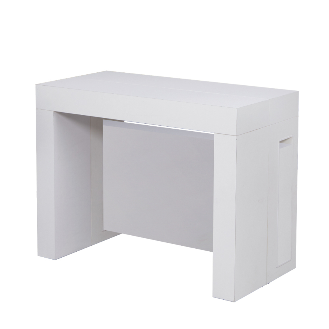 קונסולה נפתחת לפינת אוכל 3 מטר דגם הרמס Hermes לבן | מבית WOODY