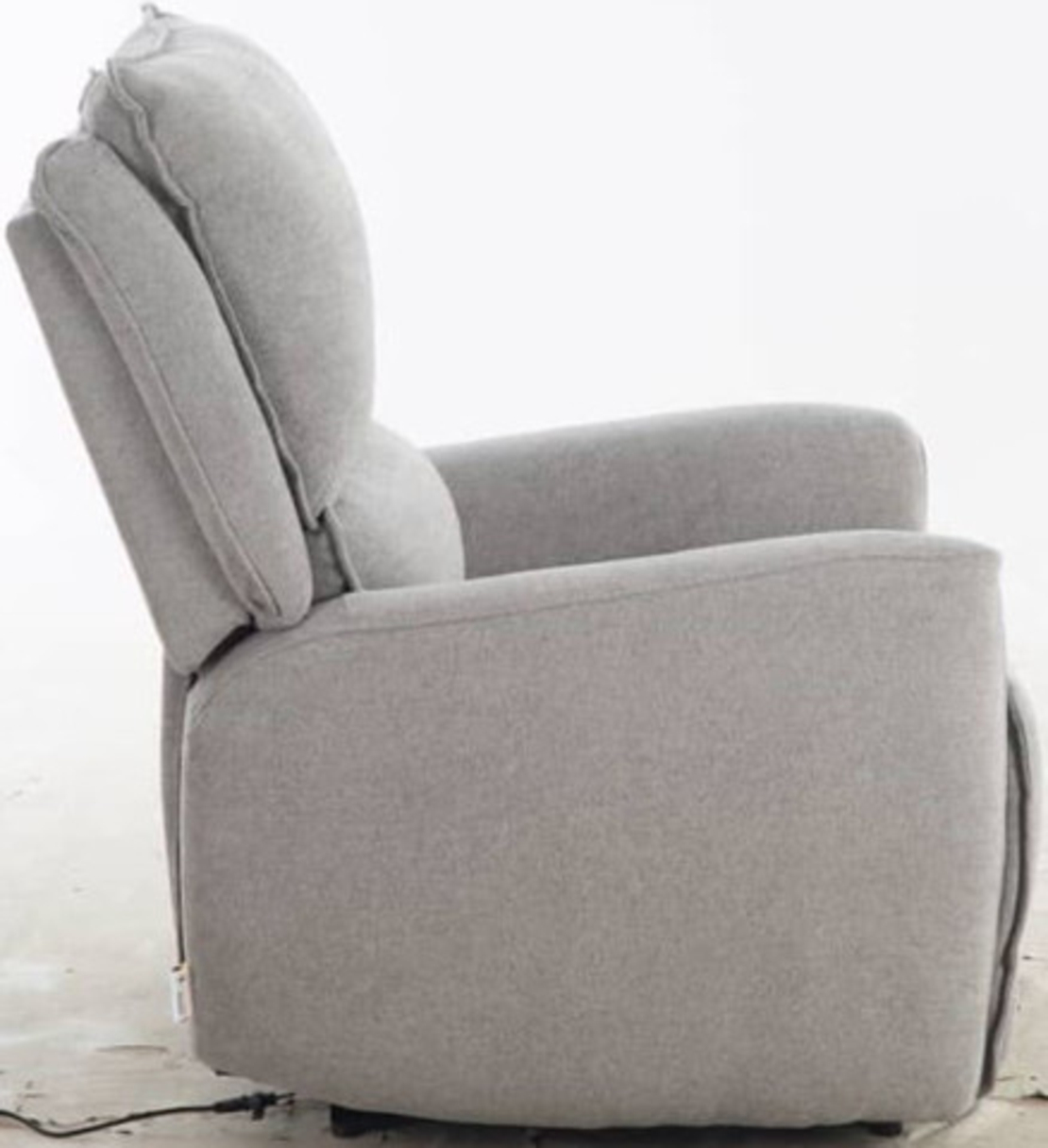 כורסת טלוויזיה חשמלית דגם גנובה Genova-1 אפור בהיר