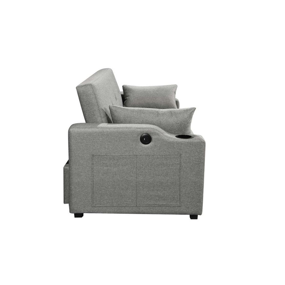 ספה דו-מושבית נפתחת למיטה זוגית דגם פצ’רטי PACERTI אפור