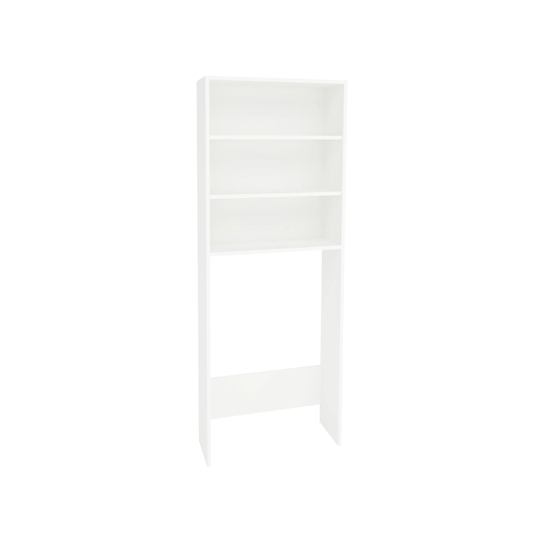 ארון שירות למכונת הכביסה עם מדפים דגם אלקטריק לבן