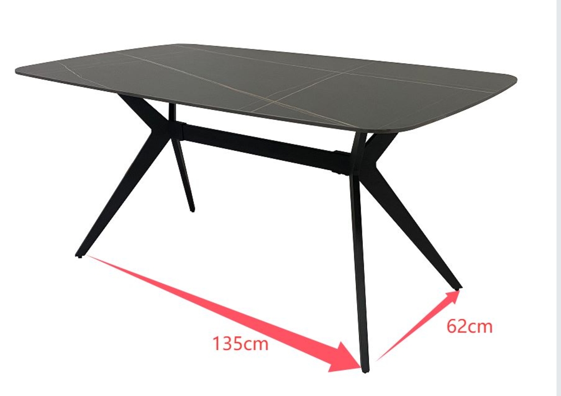 פינת אוכל מקרמיקה דגם טוסקנה 140X80 ס