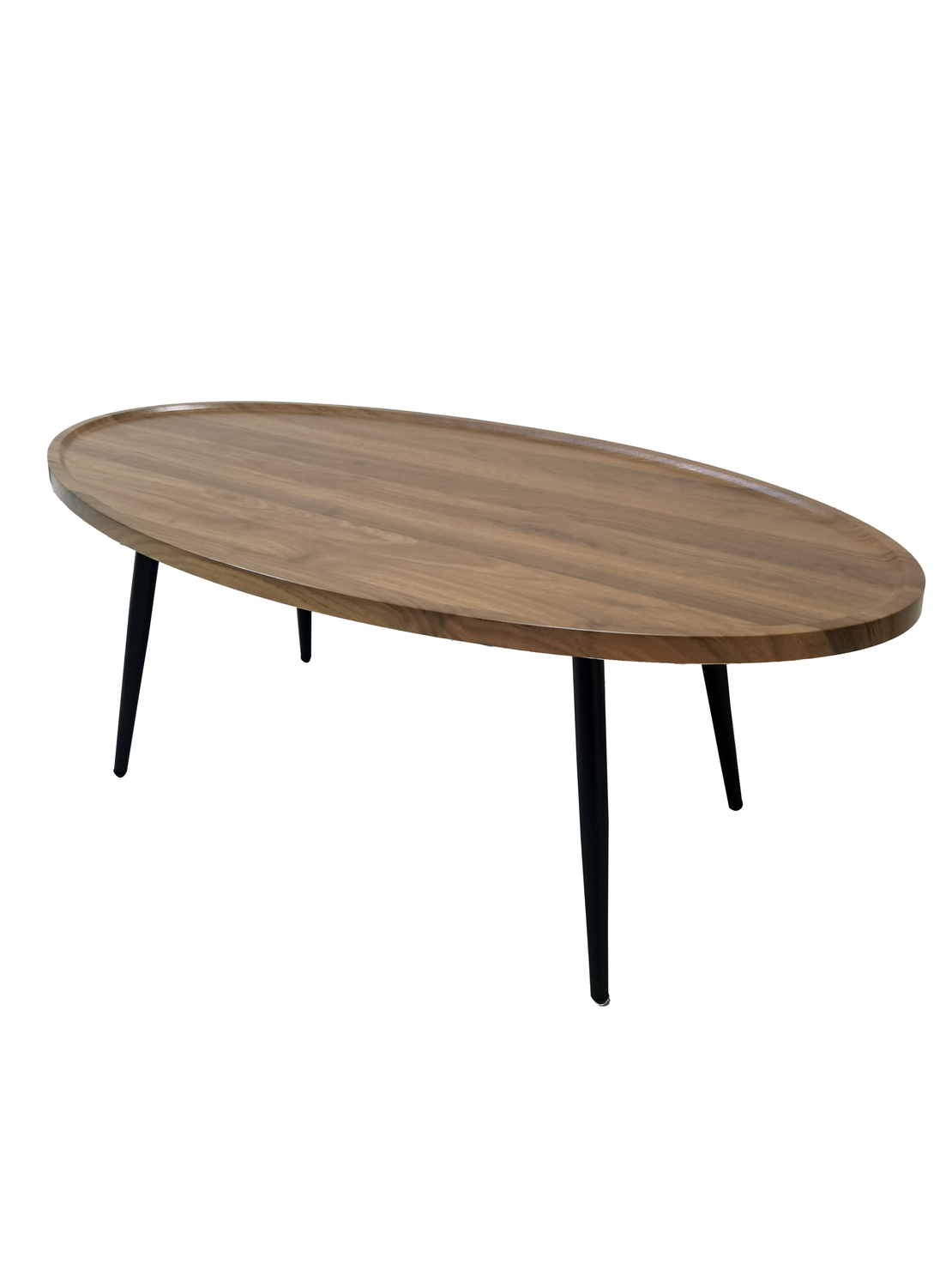 זוג שולחנות סלון מעוצבים דגם מנהטן אגוז