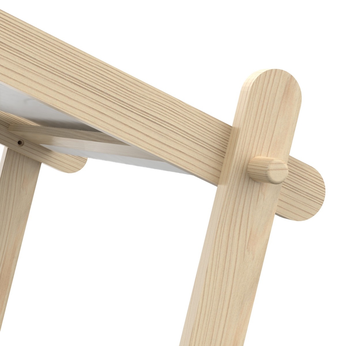 מיטת ילדים מעוצבת בצורת בית כולל מזרן דגם LODGE לודג'