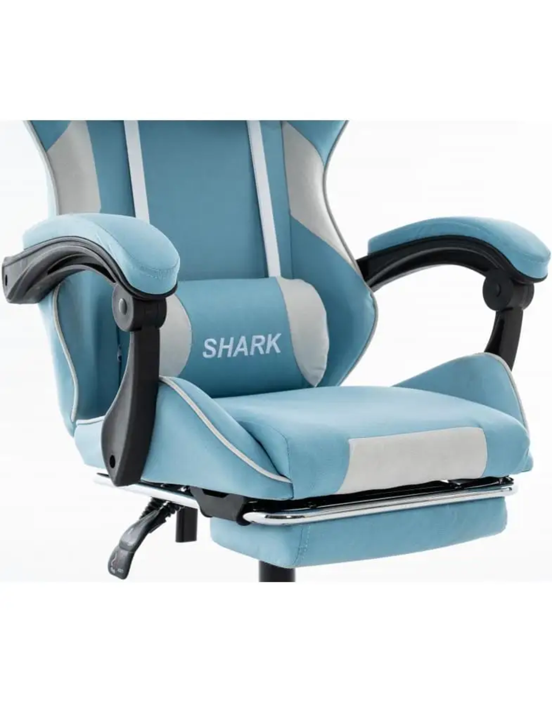 כיסא גיימינג לנוער דגם שארק Shark תכלת