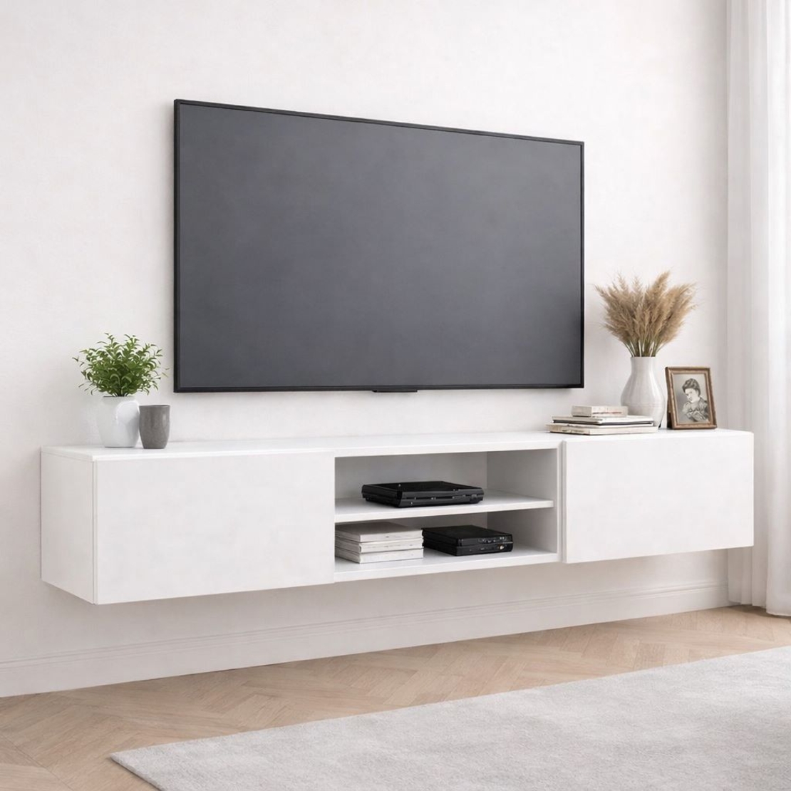 מזנון צף תלוי ברוחב 180 דגם איתי ITAY לבן