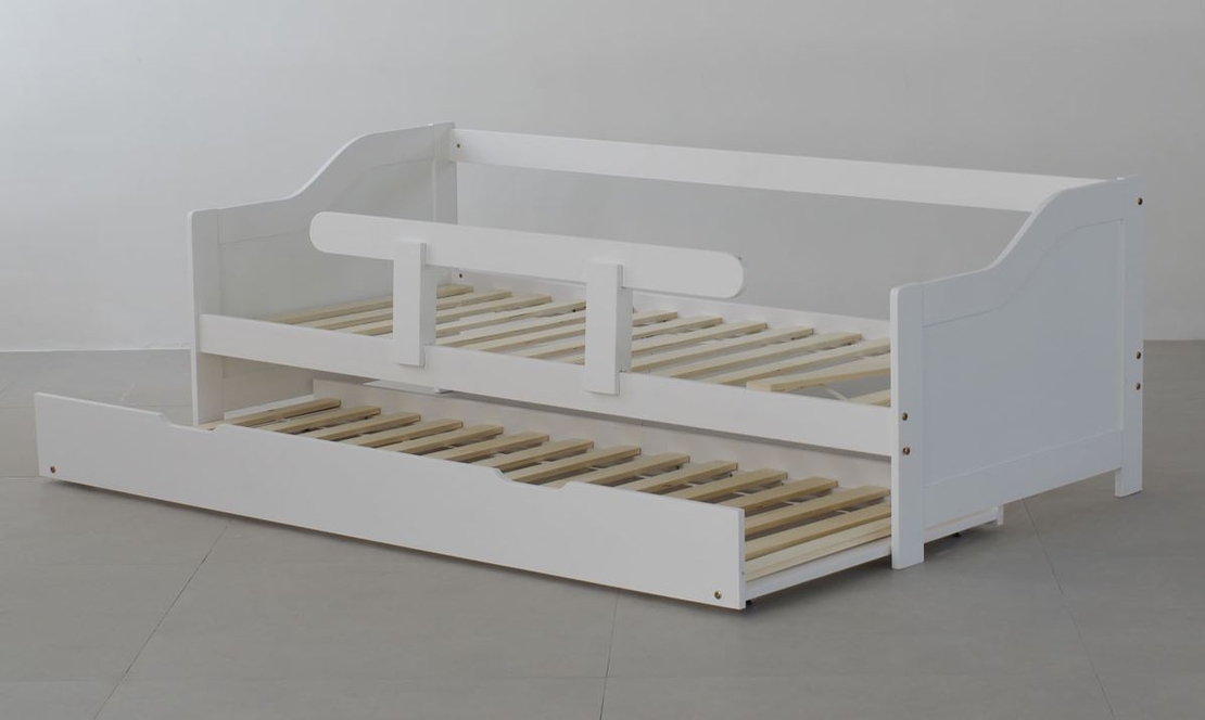 מיטת ילדים כוללת מזרנים מעקה בטיחות ומיטת חבר דגם טוטי TUTTI