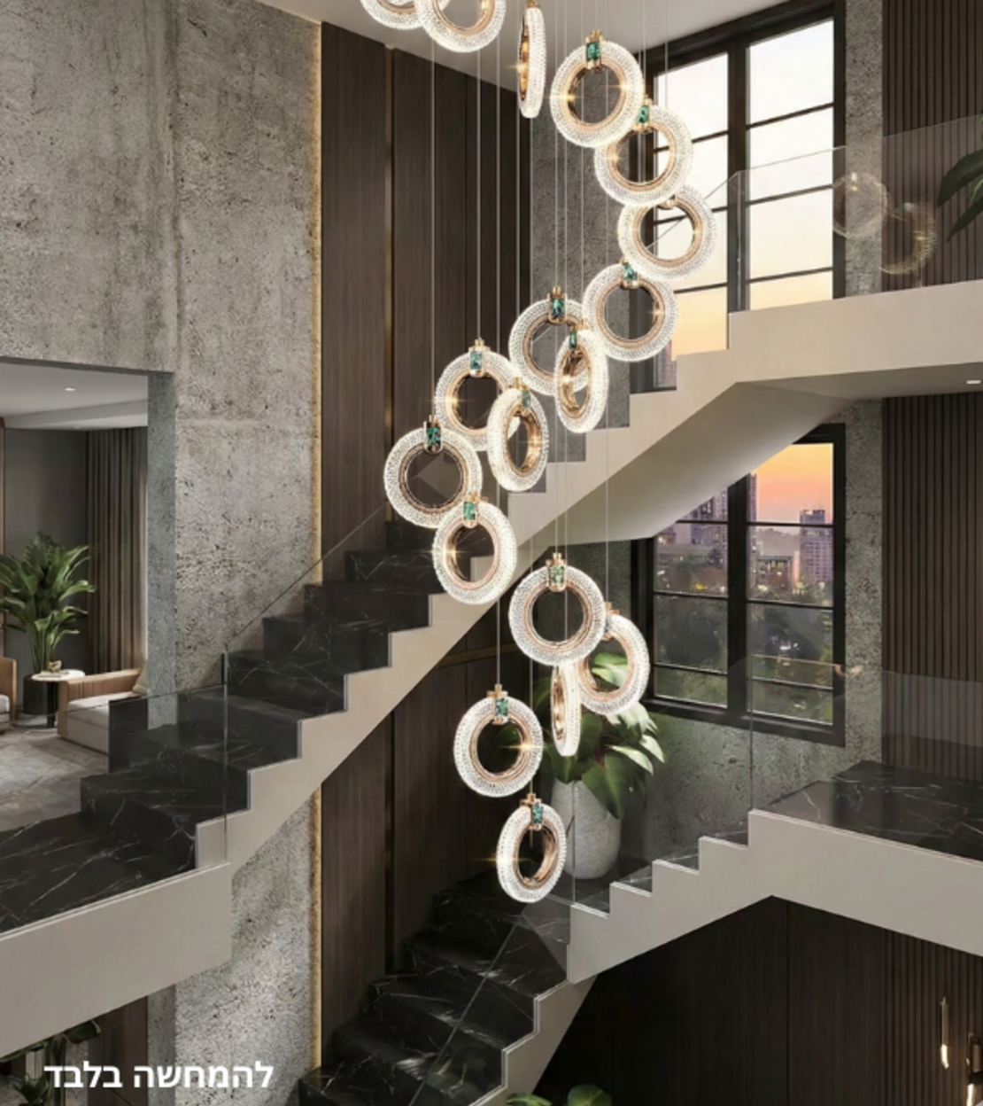 מנורת תלייה יוקרתית 