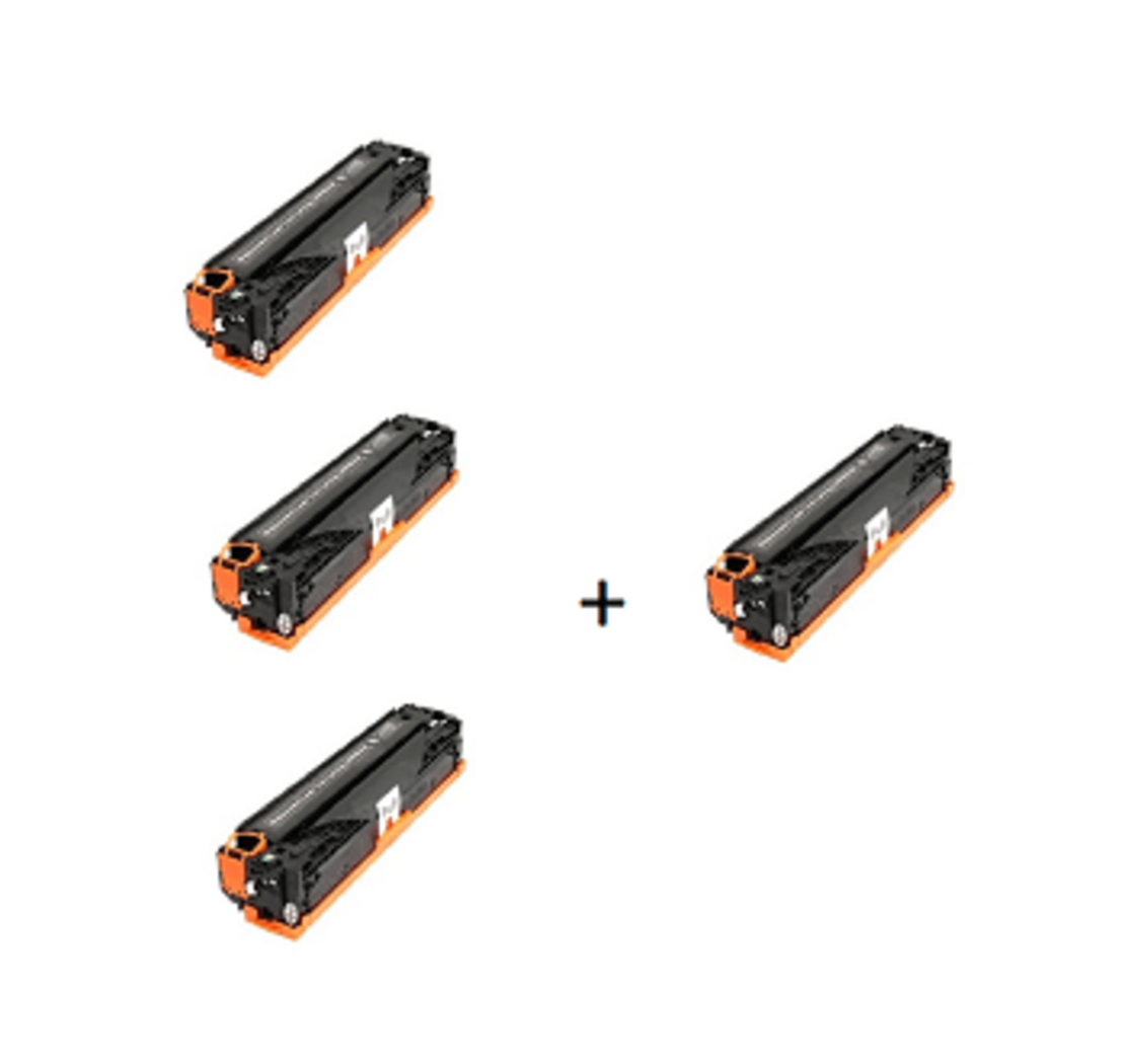 3 טונרים תואמים canon crg728 + טונר נוסף חינם!