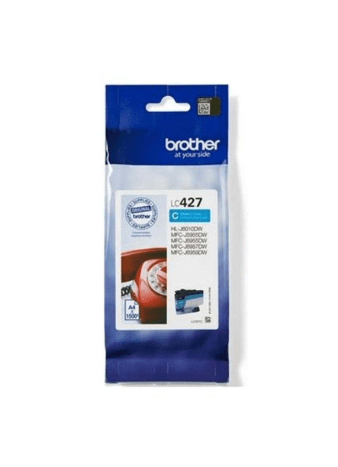 ראש דיו כחול מקורי Brother LC427C