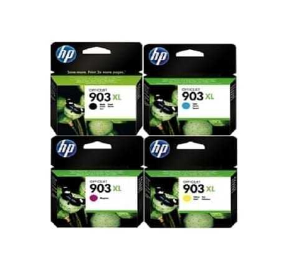 סט דיו מקורי HP 903XL BK/C/M/Y XL