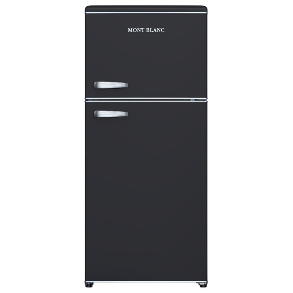 מקרר מקפיא עליון 518 ליטר נטו רטרו Mont Blanc MBR-640FF-BLK - צבע שחור