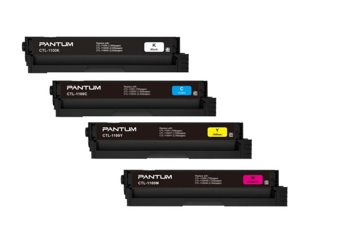 סט טונרים מקוריים Pantum CTL1100 K/C/M/Y