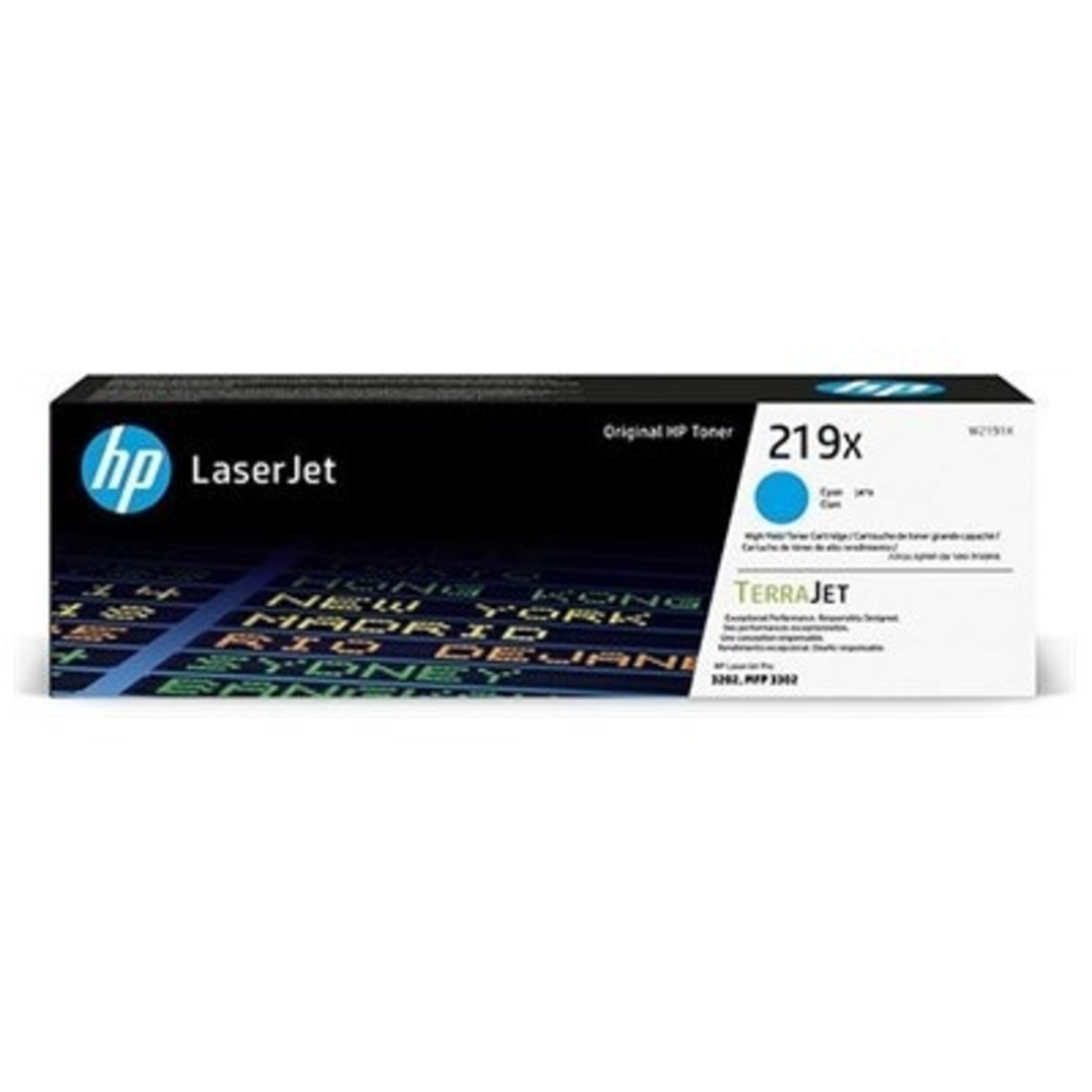 טונר כחול מקורי HP 219X W2191X 2.5K