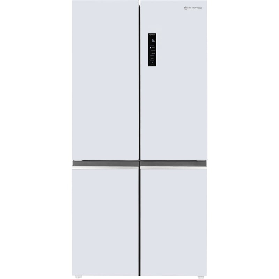 מקרר 4 דלתות מקפיא תחתון 600 ליטר נטו Electra EL685GW מאושר לשימוש בשבת ובמועד ע