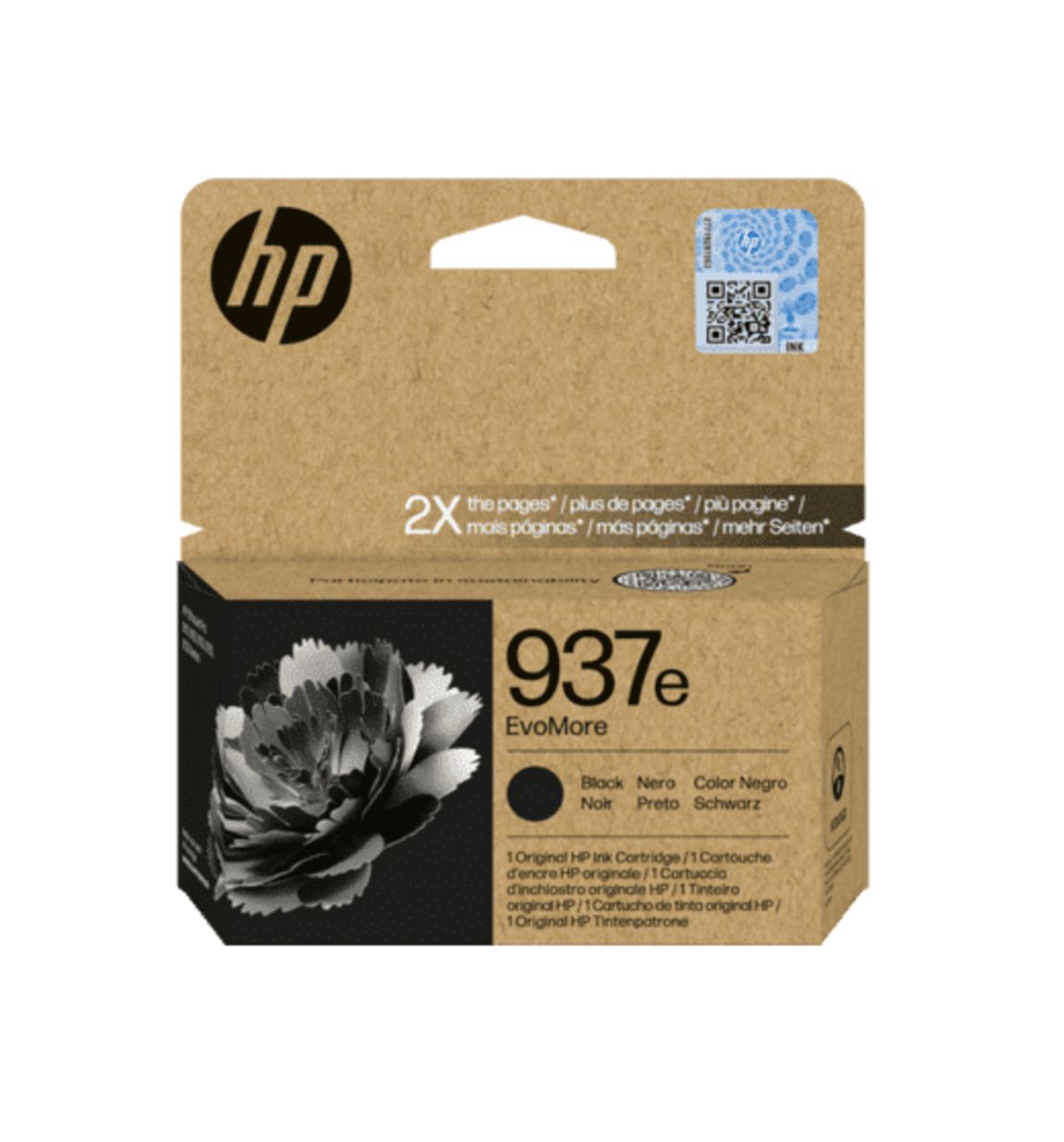 ראש דיו שחור מקורי Hp 937e bk