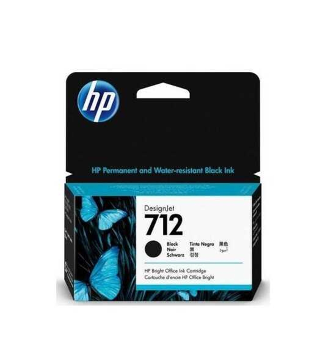 מחסנית דיו שחור HP 712 3ED70A (38ml)